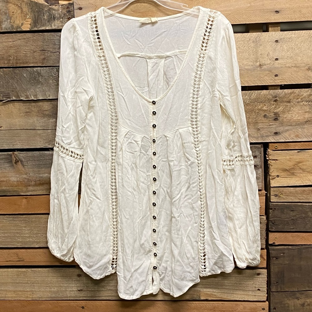 Cream Blouse